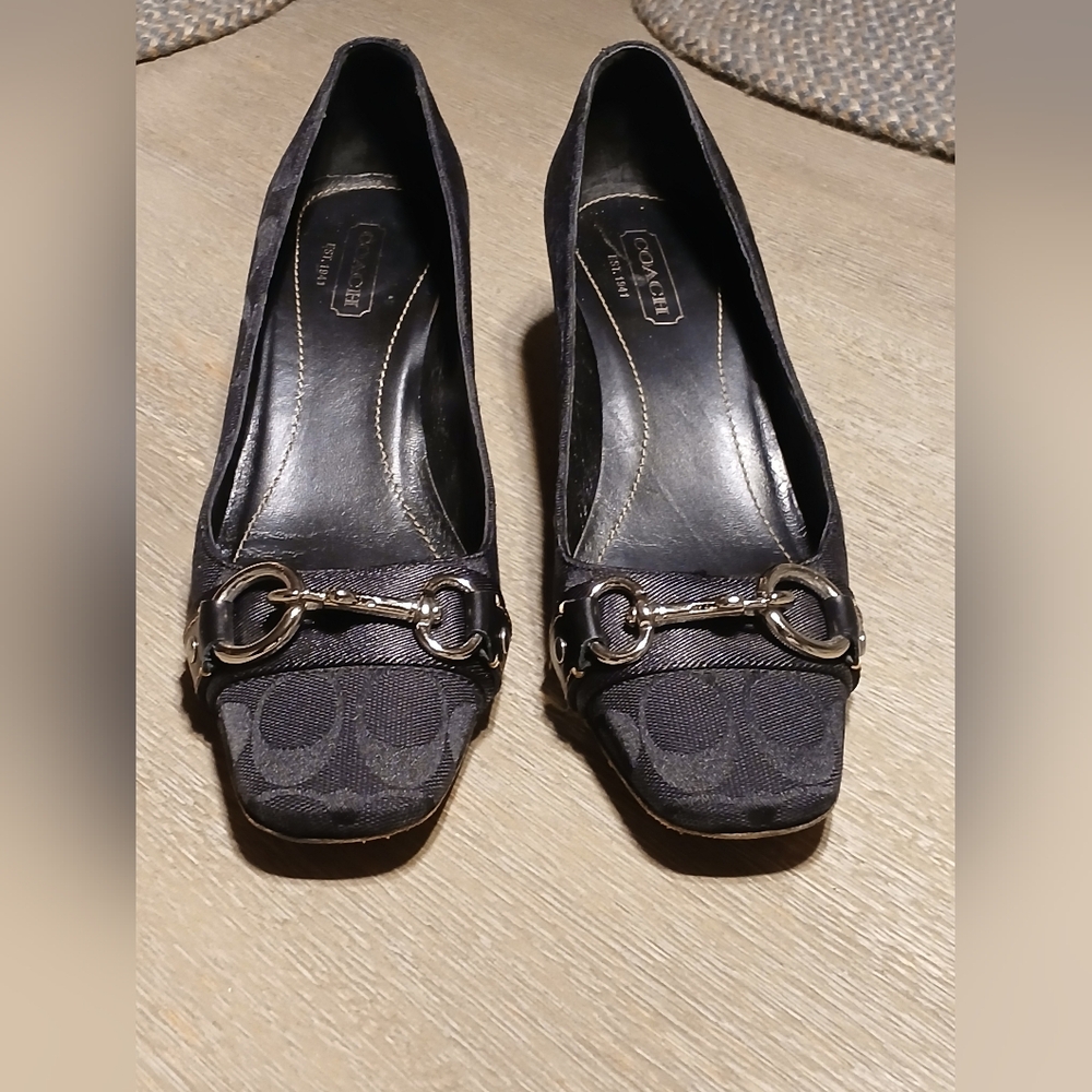 Coach Women's Black Flats
